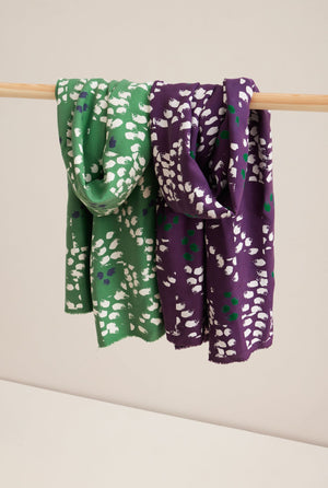 WHIMSY • TWILL • Purple Night SALE $40/per metre