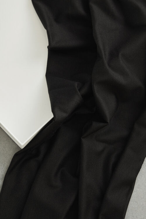 BASIC STRETCH JERSEY • Black $37.00/metre