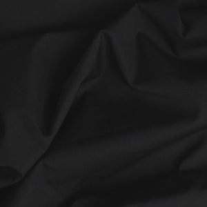 ORGANIC PAPERTOUCH COTTON POPLIN • Black $40.00/metre