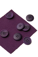 BLAZE COROZO BUTTONS • Plum • 20mm