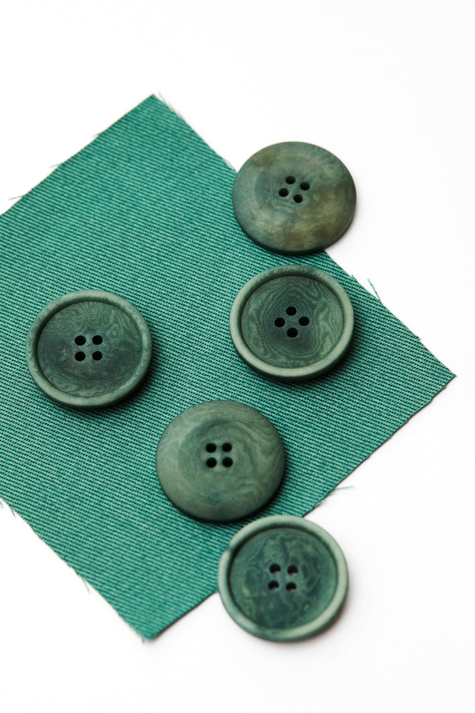 BLAZE COROZO BUTTONS • Chalky Green • 28mm