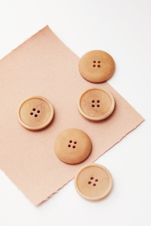 BLAZE COROZO BUTTONS • Rose • 28mm