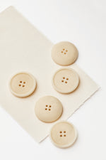 BLAZE COROZO BUTTONS • Creamy White • 28mm