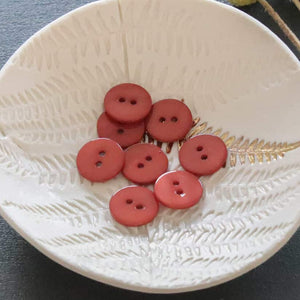 MOTHER OF PEARL BUTTONS • Terracotta • 15mm