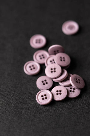 COTTON BUTTONS • Calamine • 15mm