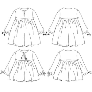 CAMELIA Blouse & Dress - Kids 3Y/12Y • Pattern