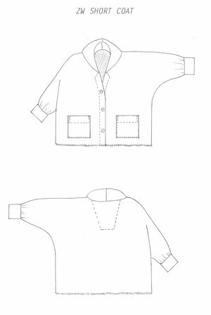 ZERO WASTE Coat • PDF Pattern