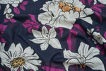 COTTON MARLIE-CARE LAWN • COLEMAN BOUQUET • Violet $36/metre