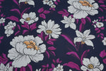 COTTON MARLIE-CARE LAWN • COLEMAN BOUQUET • Violet $36/metre