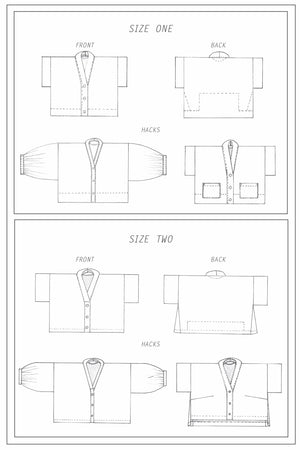 ZERO WASTE Cropped Shirt • PDF Pattern