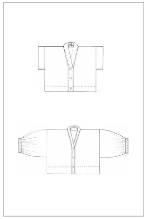 ZERO WASTE Cropped Shirt • PDF Pattern