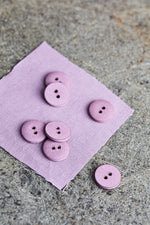 CURB COTTON BUTTON •  Lilac • 11mm or 18mm