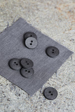 CURB COTTON BUTTON •  Calm Grey • 11mm or 18mm