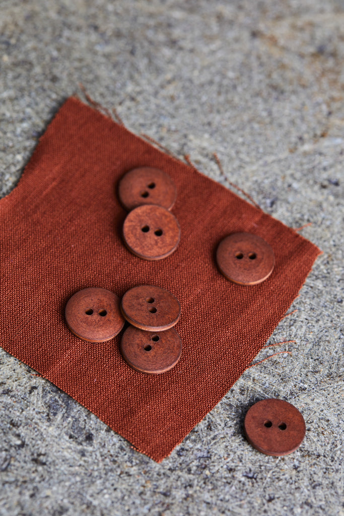 mind the MAKER® CURB COTTON BUTTONS • 11mm or 18mm • Pattern Scissors Frock