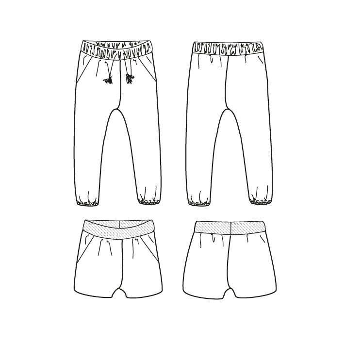 DAKAR Pants & Shorts - Kids 3Y/12Y • Pattern