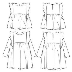 STELLA Blouse & Dress - Kids 3Y/12Y • Pattern