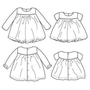 OSLO Blouse & Dress - Baby Girl 6M/4Y • Pattern