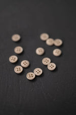 COTTON BUTTONS • Ecru • 15mm