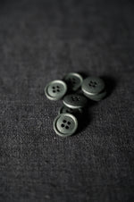 COTTON BUTTONS • Garden Slate • 15mm