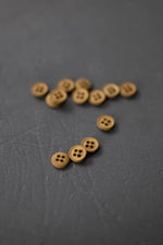 COTTON BUTTONS • Ginger • 11mm