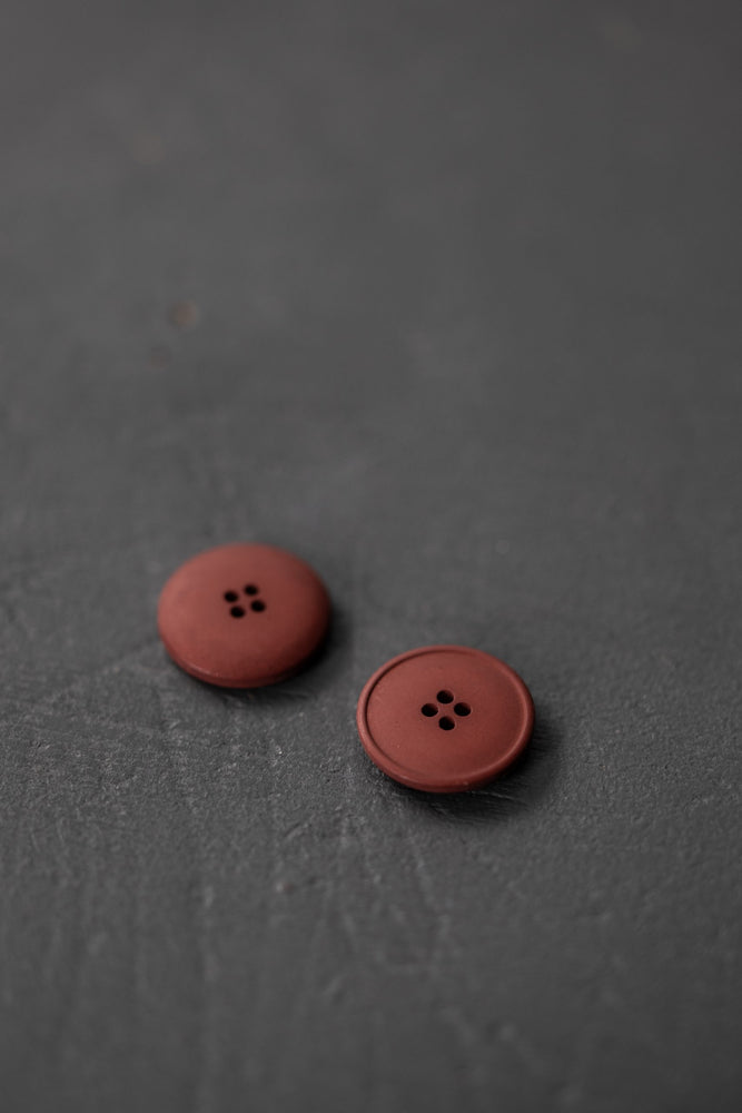 HEMP BUTTONS •  Brick 20mm