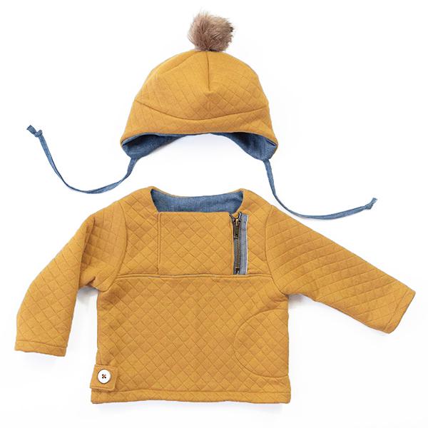 HUGO Sweatshirt & Hat Set - Baby 6M/4Y • Pattern