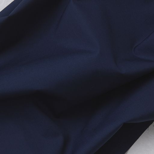 ORGANIC PAPERTOUCH COTTON POPLIN • Indigo Night $40.00/metre