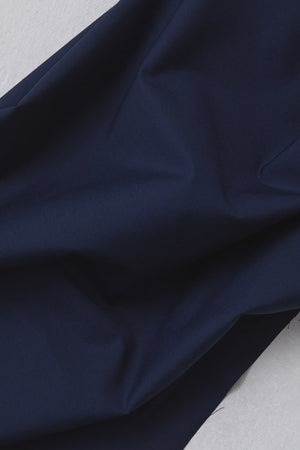 ORGANIC PAPERTOUCH COTTON POPLIN • Indigo Night $40.00/metre