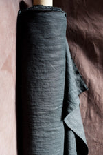 LINEN 185gsm • Scuttle Black $68.00/metre