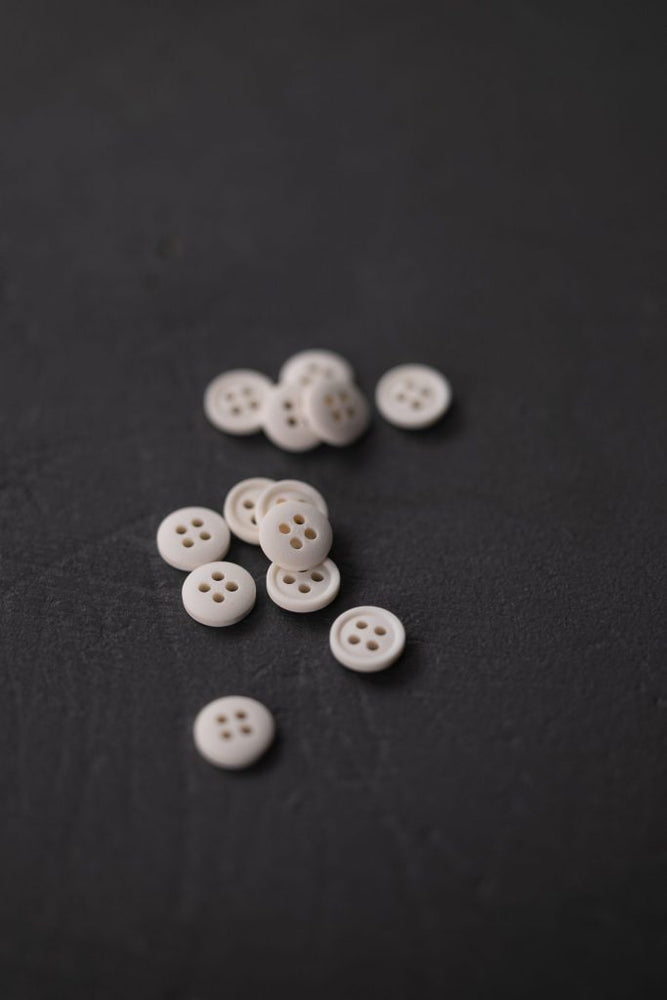 COTTON BUTTONS • Milk • 11mm