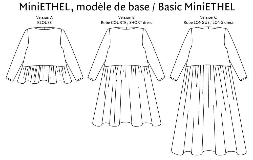 MINI ETHEL BLOUSE & DRESS • KIDS • Pattern