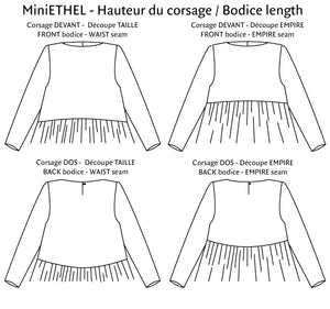 MINI ETHEL BLOUSE & DRESS • KIDS • Pattern