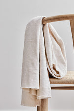 ORGANIC SLUB JACQUARD KNIT • Creamy White $52.00/metre