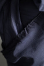 ORGANIC COTTON VOILE • Navy Pop • Remnant 84cm