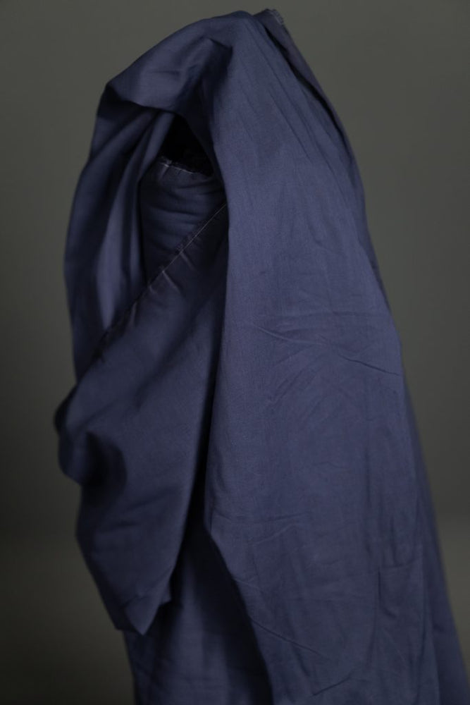 ORGANIC COTTON VOILE • Navy Pop • Remnant 84cm
