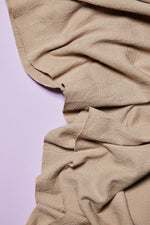 ORGANIC LEAF JACQUARD KNIT • Dune SALE $32/per metre