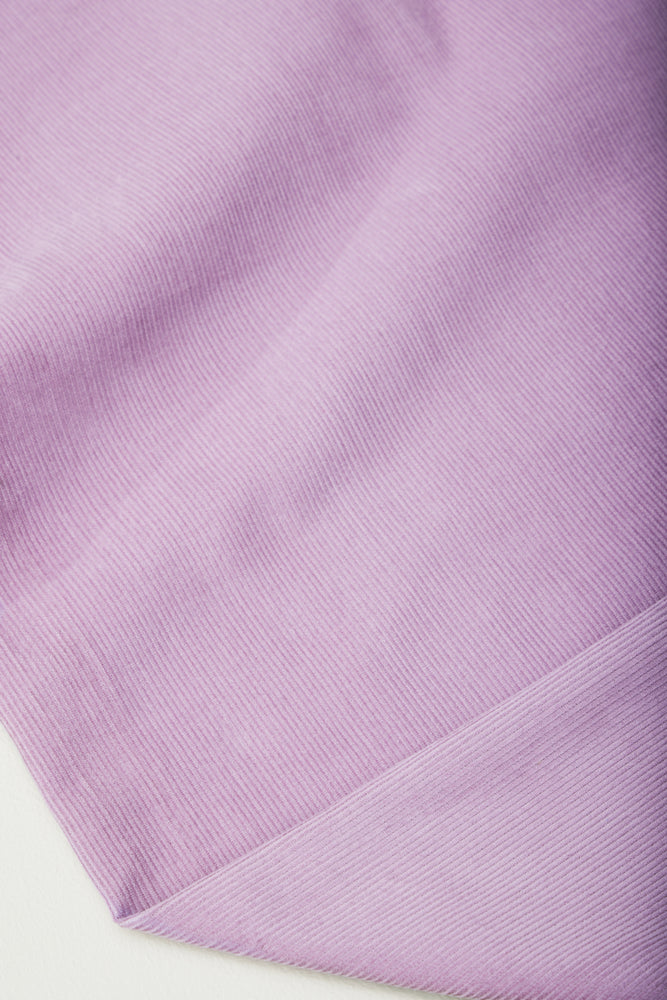 ORGANIC NAYA NEEDLECORD • Lilac $55.00/metre