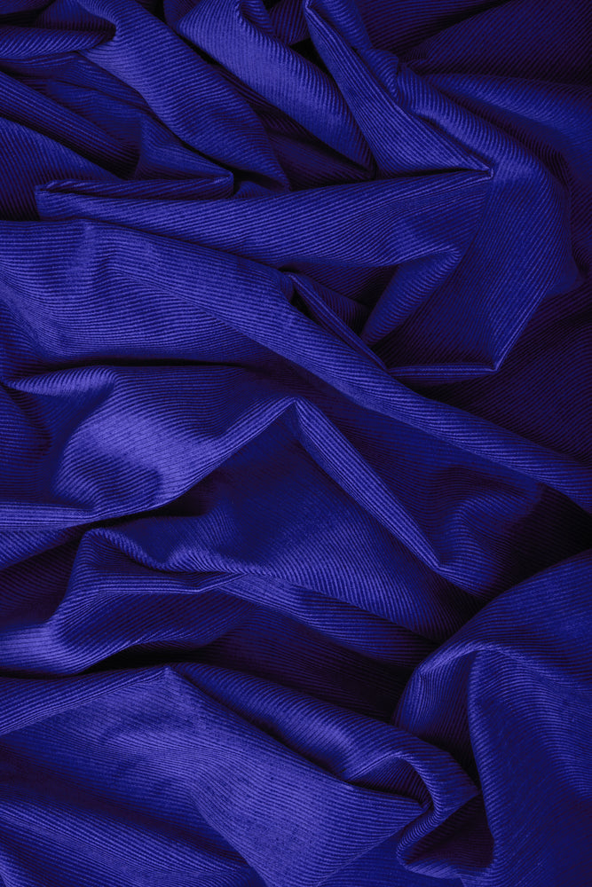 ORGANIC NAYA NEEDLECORD • Cobalt Blue $55.00/metre