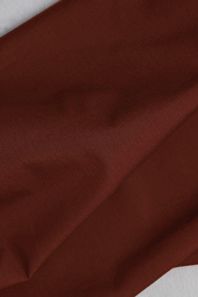 ORGANIC PAPERTOUCH COTTON POPLIN • Sienna $40.00/metre