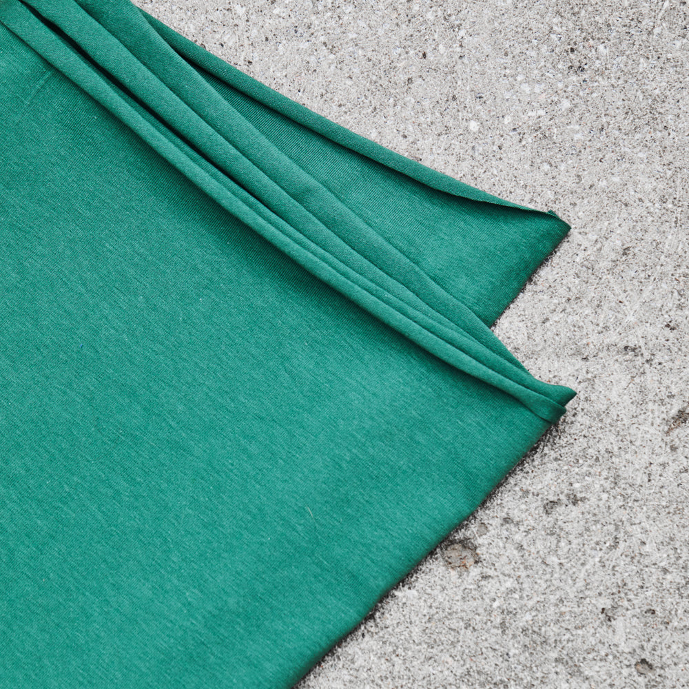 ORGANIC SINGLE JERSEY • Chalky Green $40.00/metre