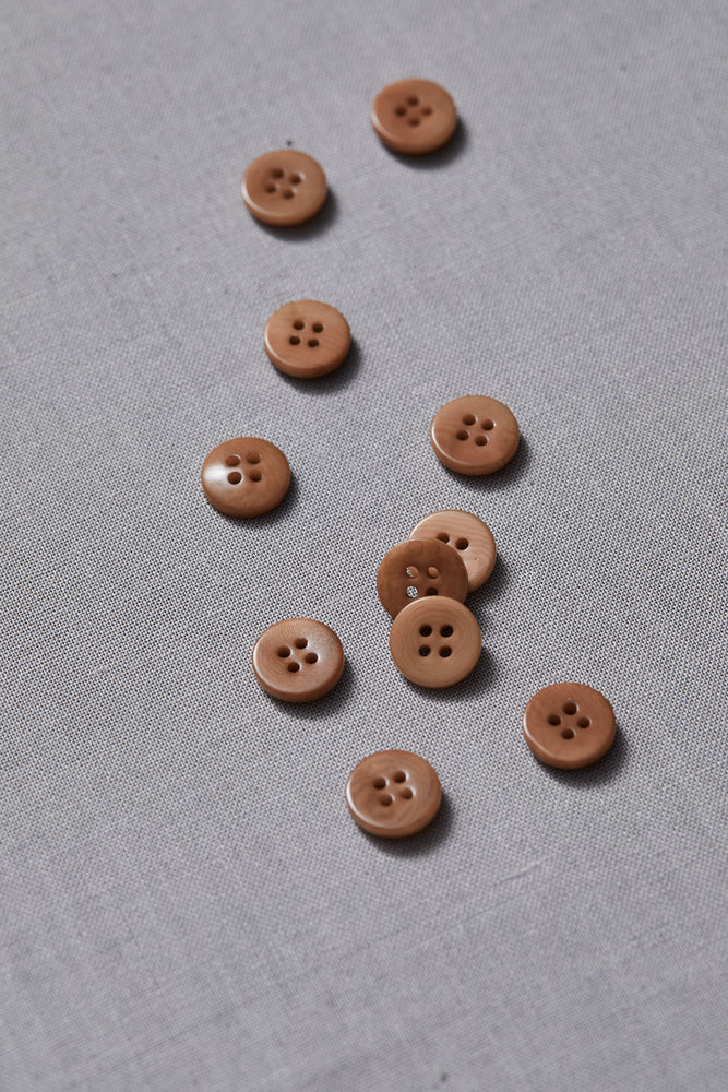 COROZO BUTTONS • Mustard • 11mm or 15mm