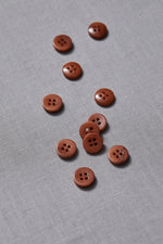 COROZO BUTTONS • Rust • 11mm or 15mm
