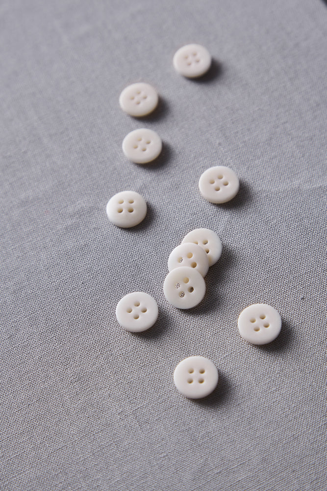 COROZO BUTTONS • Shell • 11mm or 15mm