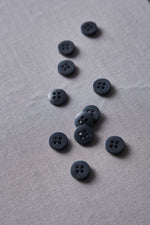 plain core button - dusty blue