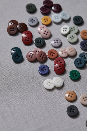 COROZO BUTTONS • Black • 11mm or 15mm