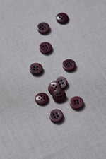 COROZO BUTTONS • Maroon • 11mm or 15mm