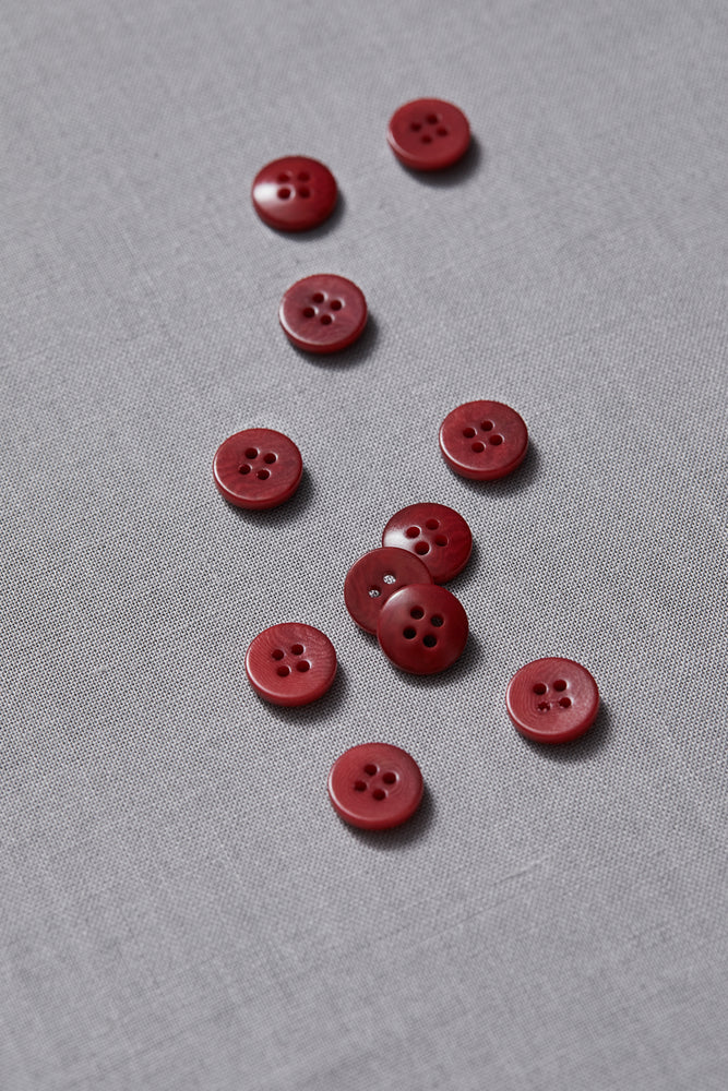 COROZO BUTTONS • Berry • 11mm or 15mm