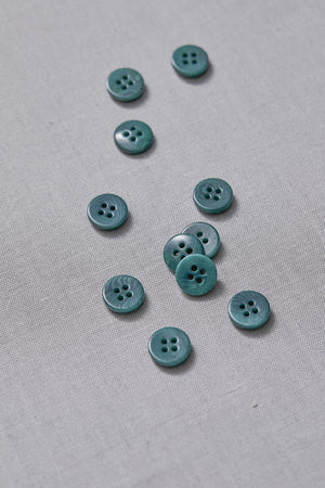 COROZO BUTTONS • Aqua • 11mm or 15mm