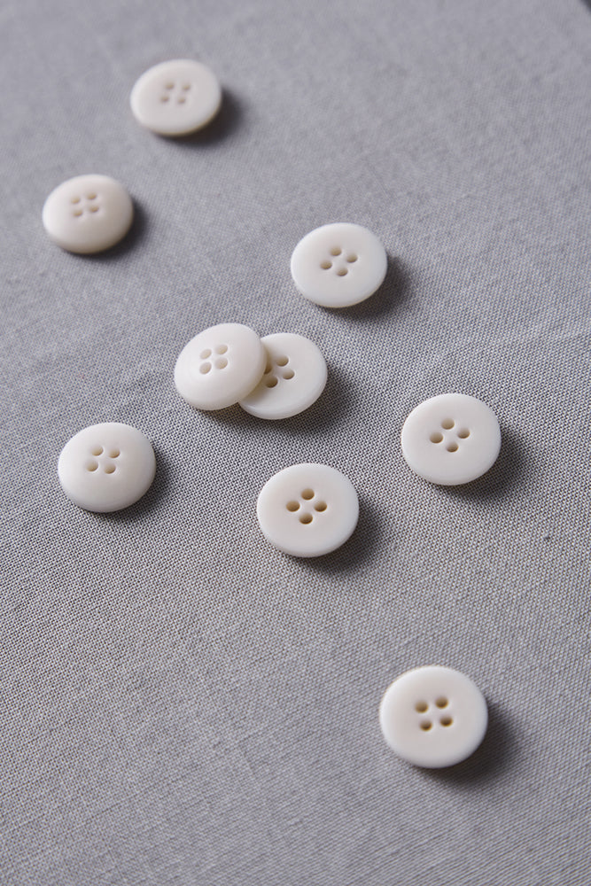 COROZO BUTTONS • Shell • 11mm or 15mm