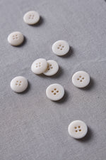 COROZO BUTTONS • Shell • 11mm or 15mm